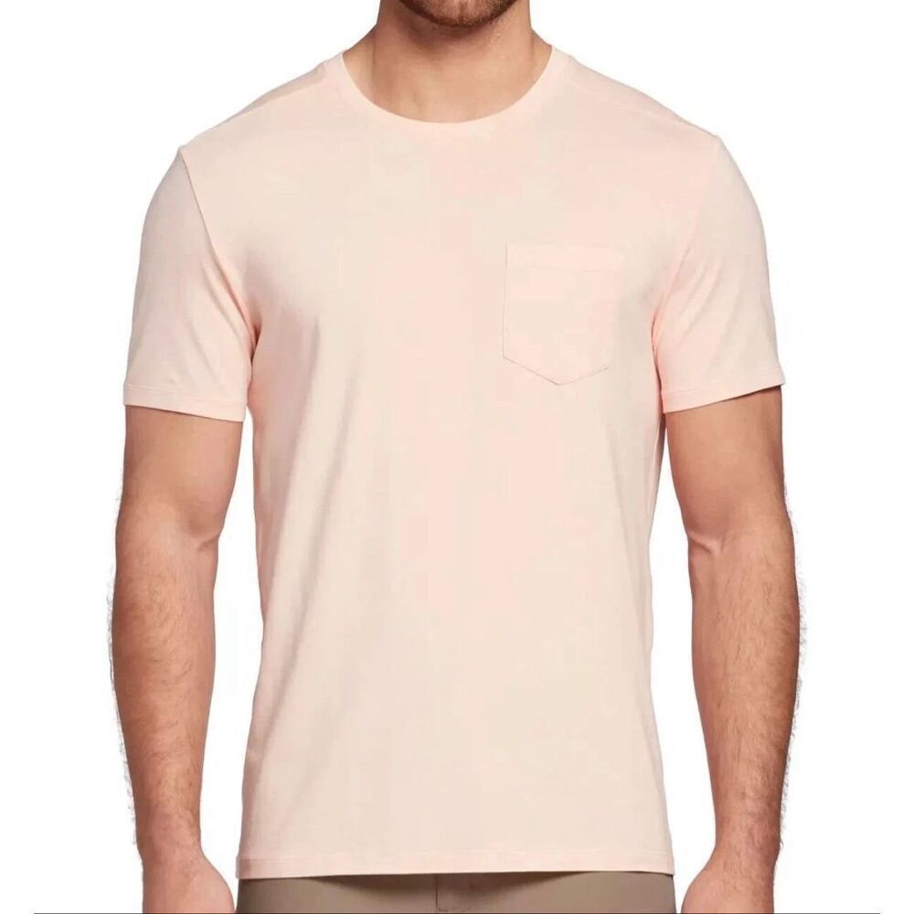 VRST Mens Essential Pocket Tee T-Shirt Sun Kissed Pink - XXL cotton blend NWT